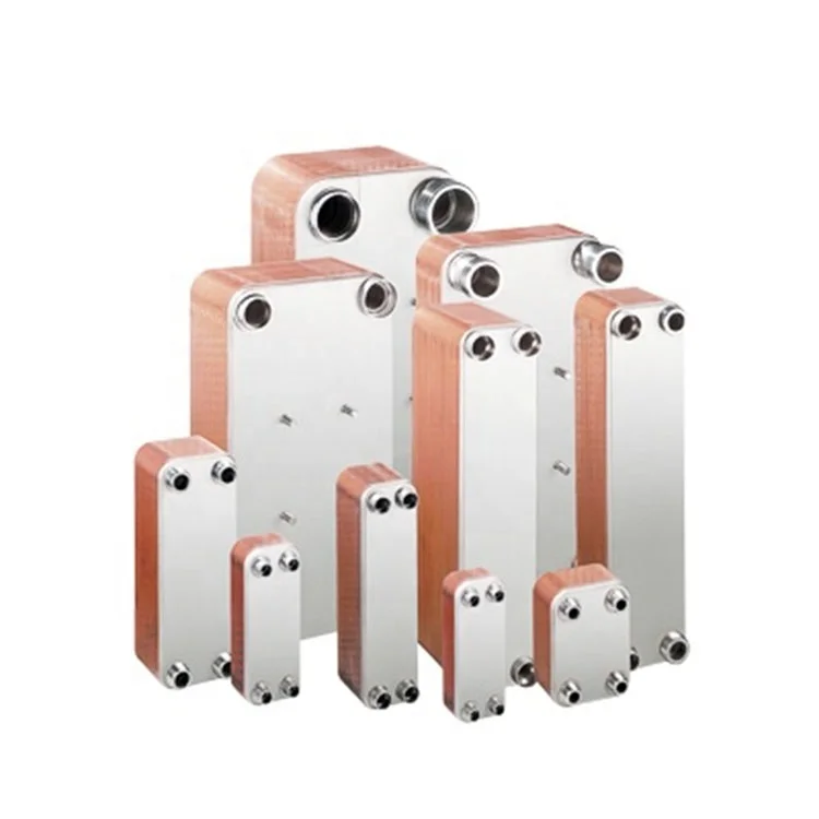 

Heat pump condenser water heating copper brazed plate type heat exchanger