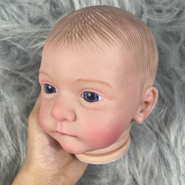 19 polegada já pintado bebe reborn kits muito realista boneca do bebê com  muitos detalhes veias diy em branco reborn boneca peças brinquedos -  AliExpress