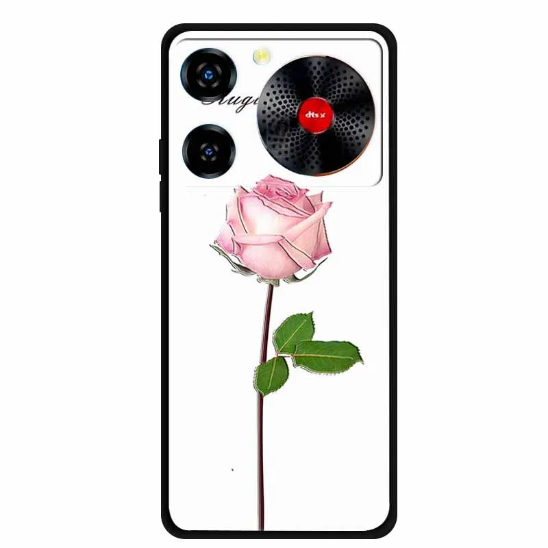 Floral 3D Embossed Shockproof Silicone Soft Phone Case – 6.6 Premium Back Cover