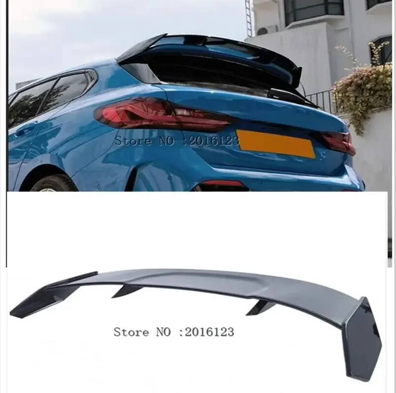 2019-2022 Per Bmw Serie 1 F40 128Ti M135I M Performance Style Car Rear Wing Roof Spoiler Abs Kit Carrozzeria Nero Lucido