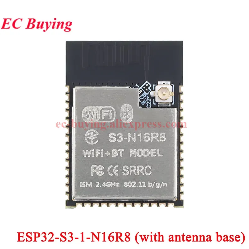 ตัวเลือกสินค้า บอร์ดพัฒนา ESP32-S3 โมดูล Wi-Fi 2.4G และ Bluetooth เสริม Type-C