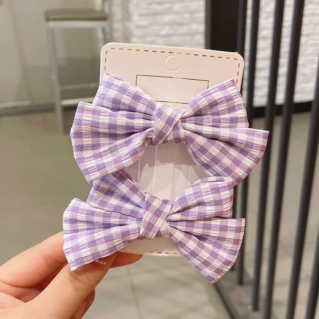 2022 New Bow Headgear Cute Sweet Little Girl Hair Accessories Summer Girls Net Red Clips Baby Hairpins Children Hair Clips Gifts C5