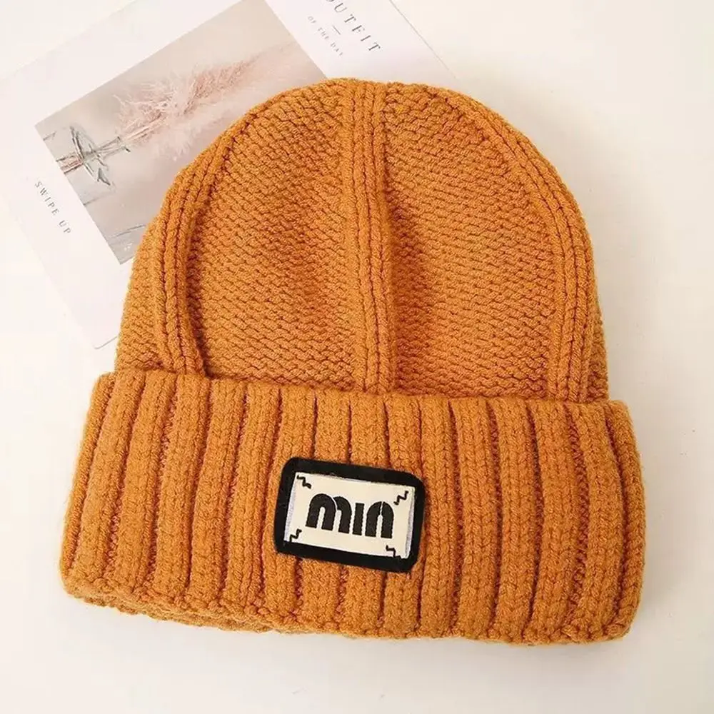 Fashion Warm Winter Hats Ear Protection Soft Knitted Cap Cute Beanie Hats Toddler