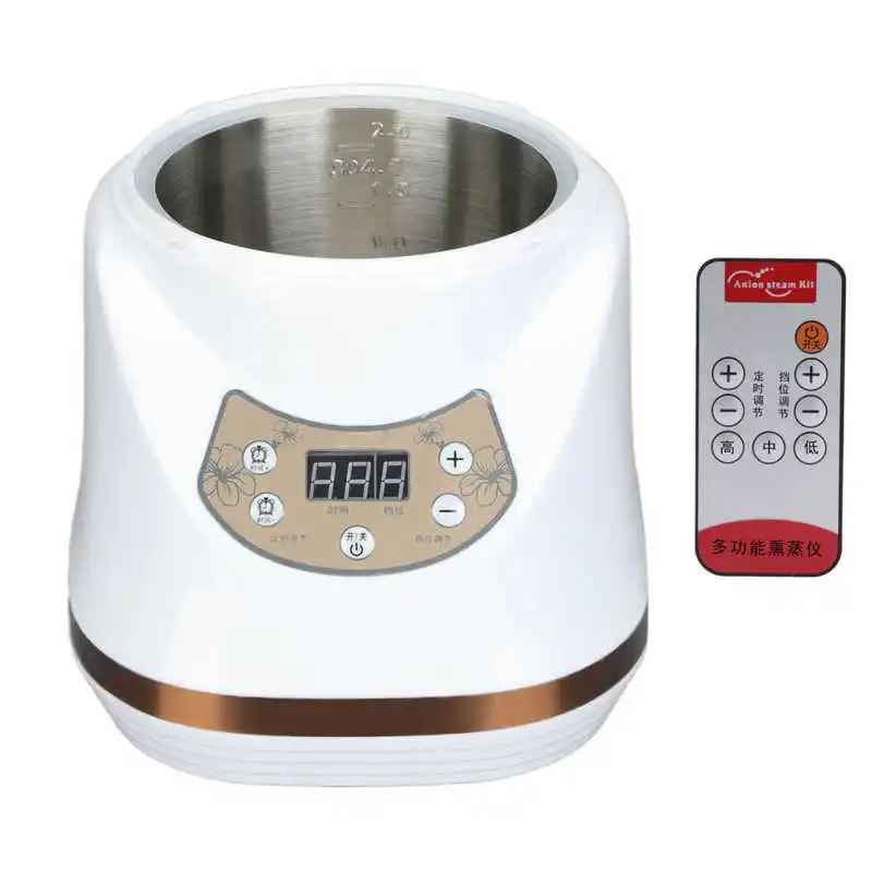 1000W 2L Sauna Steamer Pot Portable Multifunctional Spa Fumigation Machine for Body Detox Weight Loss Spa Steam Generator 3