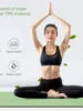 180cmx57cmx0.4cm TPE Folding Yoga Mat Portable Non-Slip Shock-Absorbent Noise-Free Convenient for Home Travel Fitness Exercise 5