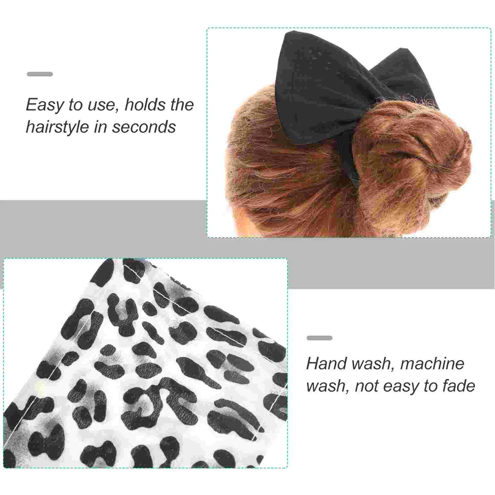 3 Pcs Hair Pins for Women Lazy Clip Styler Bun Shaper Headgear Wow Products Fabric Miss