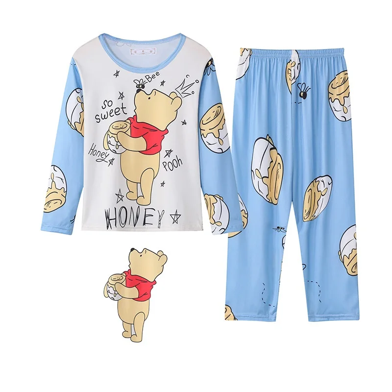 Kids Pajamas Set Kids Pajamas Pajama Sets Kids Clothing Set Girls Pajamas Anna Elsa Clothing Sets Kids Long Sleeve + Pant 2 Piece Children Home Clothing Girl Nightgown
