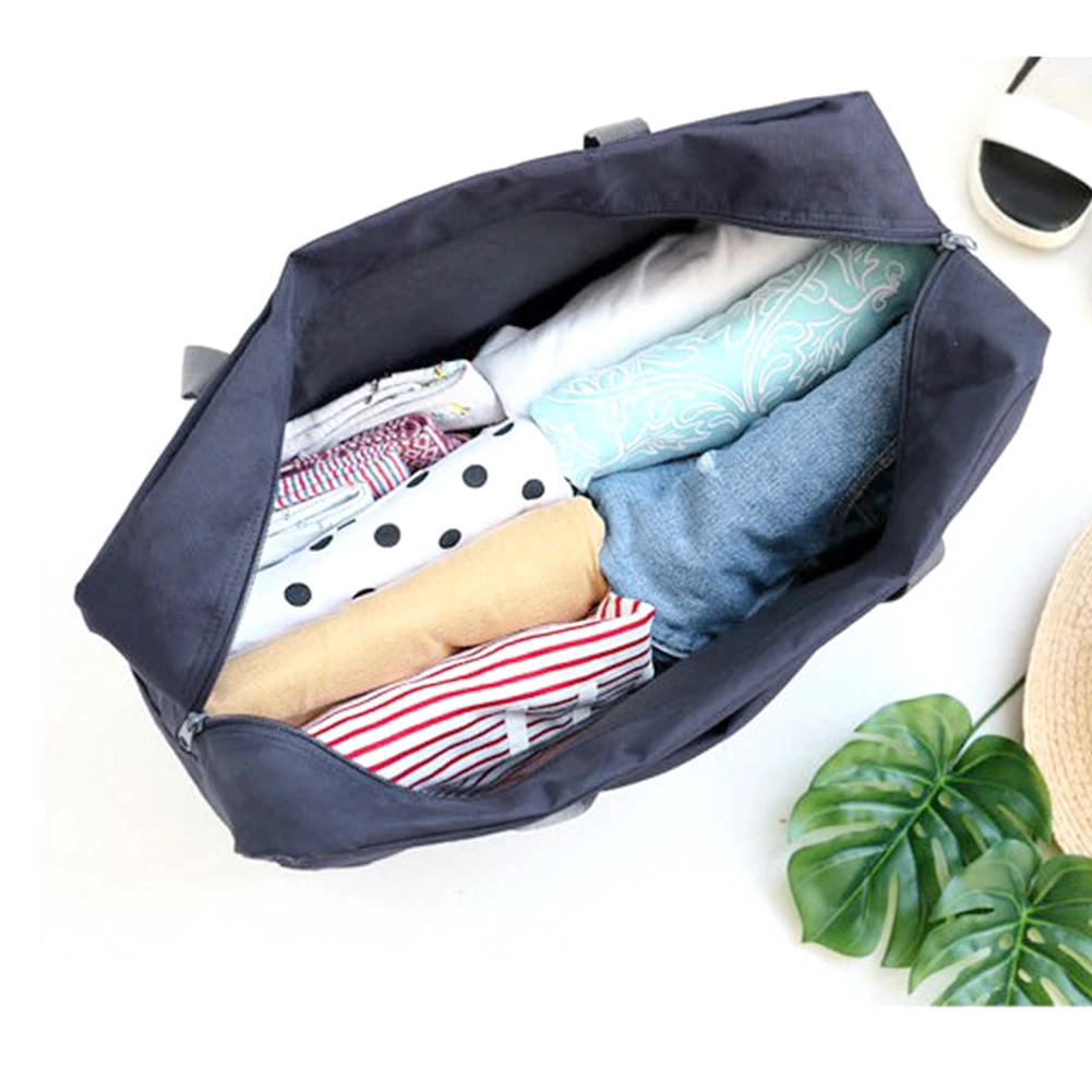 Multifunctional Folding Travel Bag Single Shoulder Hand Luggage Bag Large Capacity Luggage Storage Waterproof for Women and Men 4