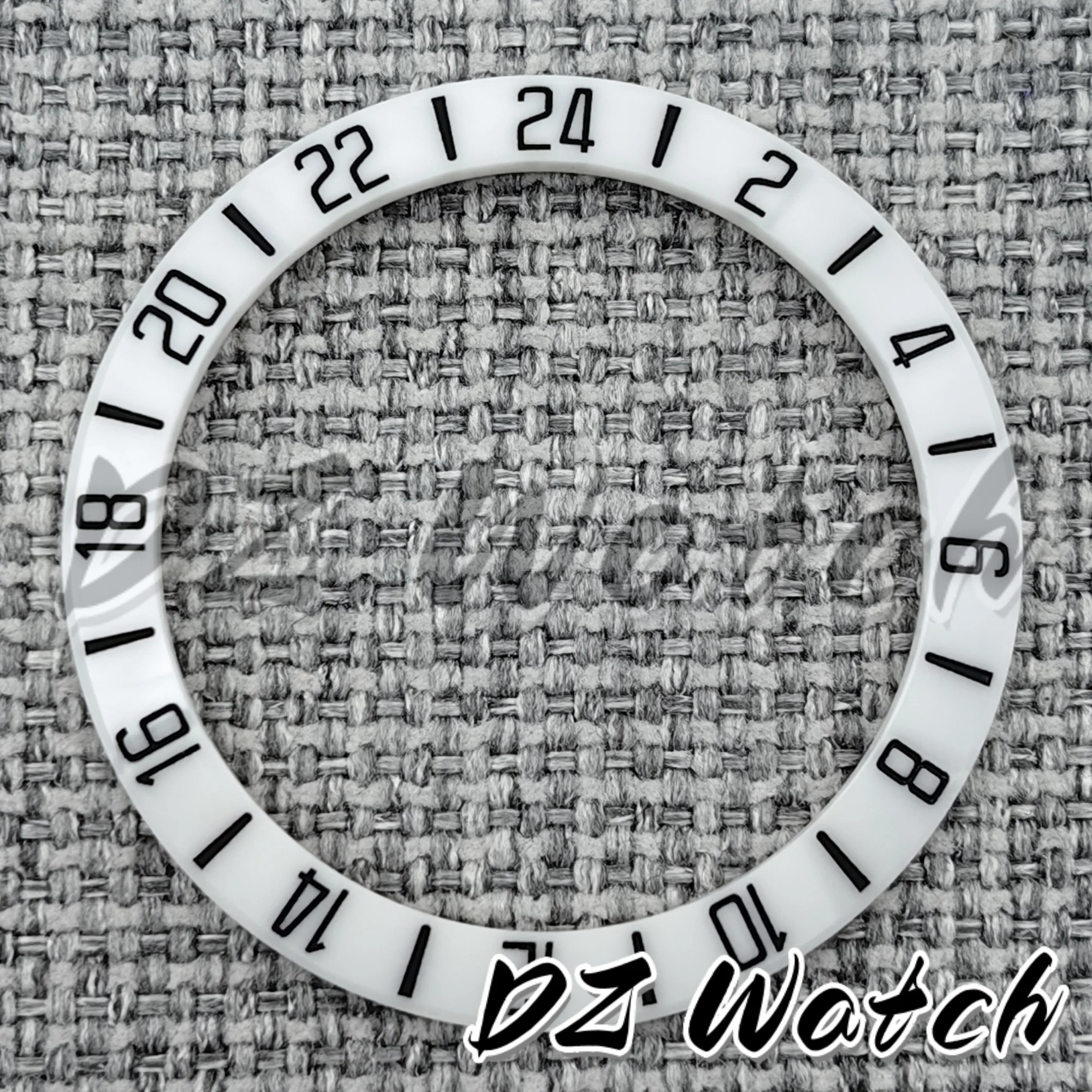 Enhanced Black & Blue Ceramic Bezel with Green Luminous GMT Ring - 39.25mm x 31.2mm