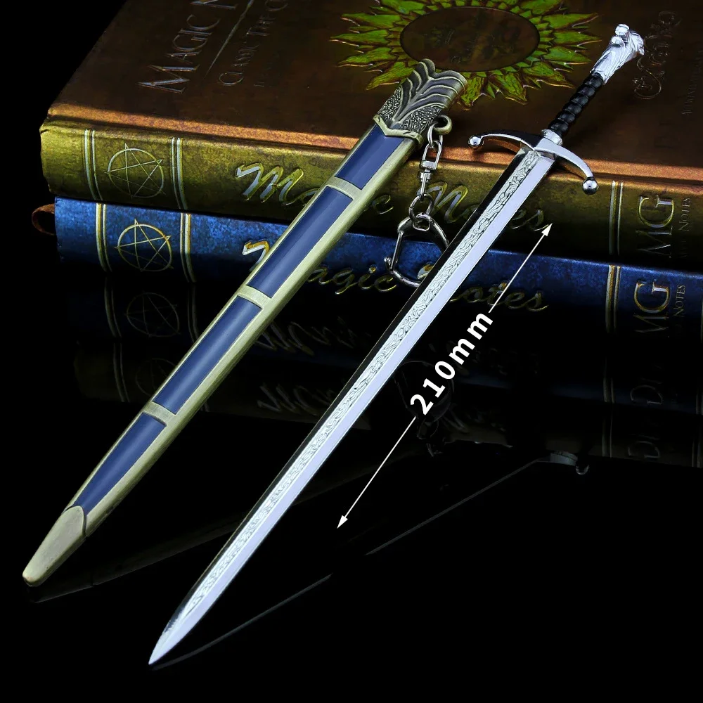 Medieval 22cm Metal Sword Home Ornament from Popular TV Series