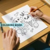 Kawaii Easy Coloring Book Coloring Book for Adult and Teen Halloween Spectre Featuring Adorable Creepy Creatures Painting Gift 5
