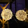 ﻿﻿7.87" Outdoor Balls Globe Lights Hanging Tree Garden Sphere Lights with Plug 46LED for Party Wedding Yard Porch Patio Decors 3