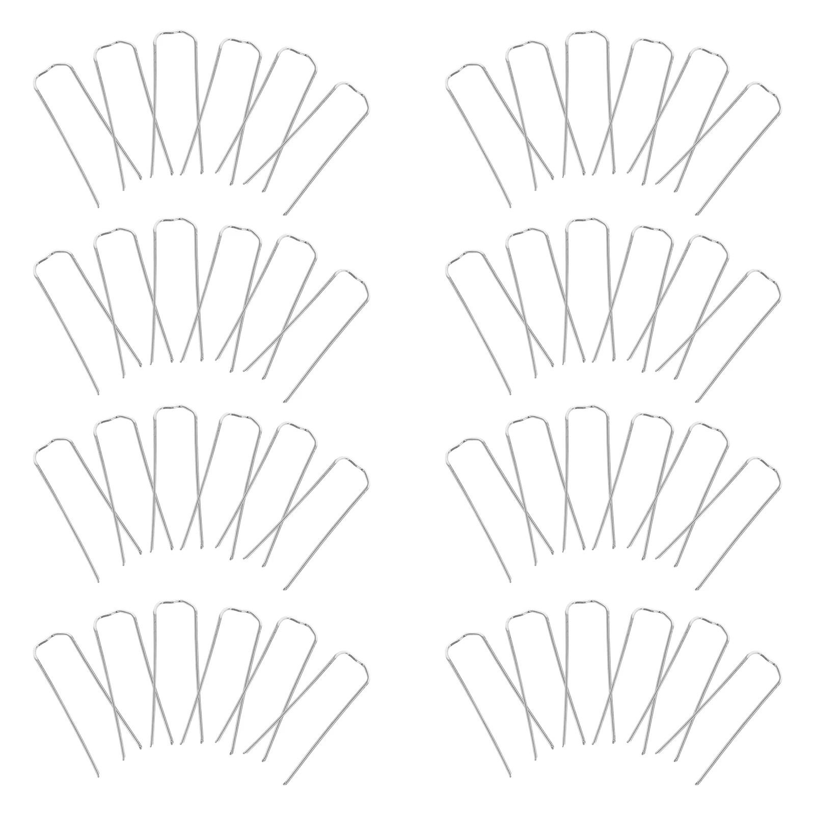 

100 Pcs Plant Floral Arrangement Pins M-Pins for Gardening Rust-proof Greening Multipurpose Holiday Garland DIY Shaped