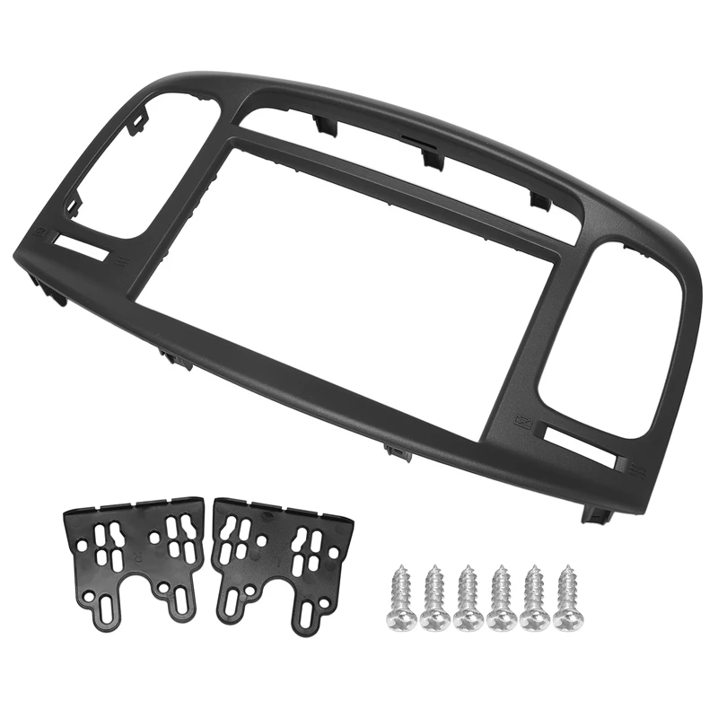 

2X 2Din Car Radio Fascia For HYUNDAI Accent 09-12 DVD Stereo Frame Plate Adapter Mounting Dash Installation Bezel Trim