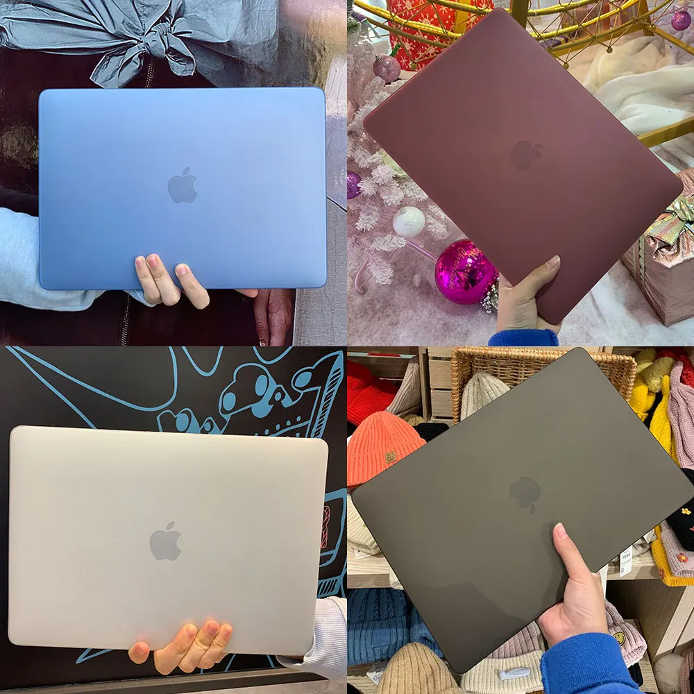 2020 New Laptop Case For MacBook Air 13 Case A2179 A2337 Touch ID Pro 13 M1 Case A2289 A2159 A2338 Pro 16 A2141 2019 Cover