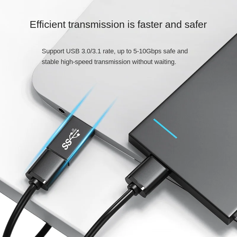 Connecteur Adaptateur USB 3.0 Mâle Vers Femelle, Convertisseur Mâle-femelle Mâle-femelle, Couremplaçant Changeur, Durable Pour PC Portable, 1 Pièce