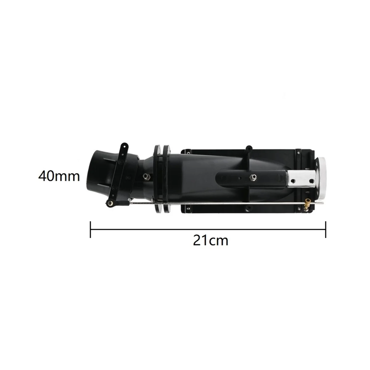 Bomba Propulsora a Jato de Água com Lâminas Hélice Bomba de Pulverizador Fit 775 Motor para rc Boat 40 mm