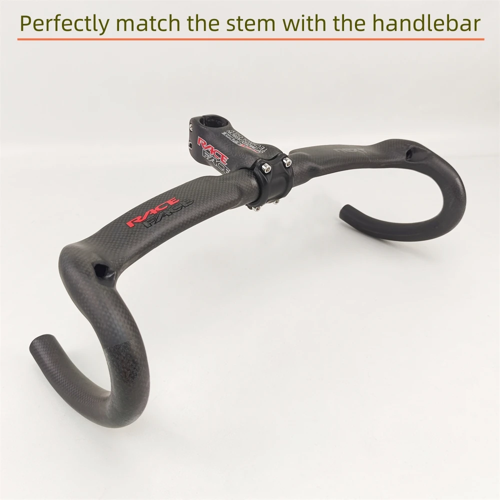 Carbon Fiber Bicycle Handlebar,Road Bike Cycle Handlebar Internal Wiring31.8* 400/420/440mm Bike Accessories