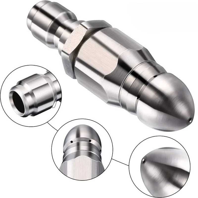 Water Spray Nozzle High Pressure Clean Sewer 1/4