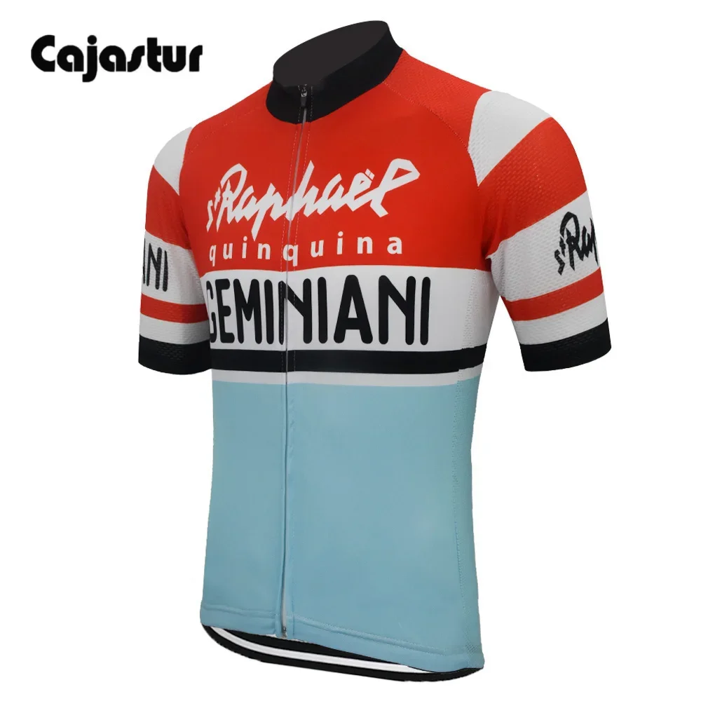 Retro Cycling Jersey Men Short Sleeve Classic Cycling Tops Full Zipper Mtb Bike Wear Clothing Maillot Ciclismo