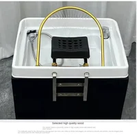 Head Spa Shampoo Chair Hair Salon Hair Washing Station Chair Move Therapy Lettino Massaggio Furnitur 1