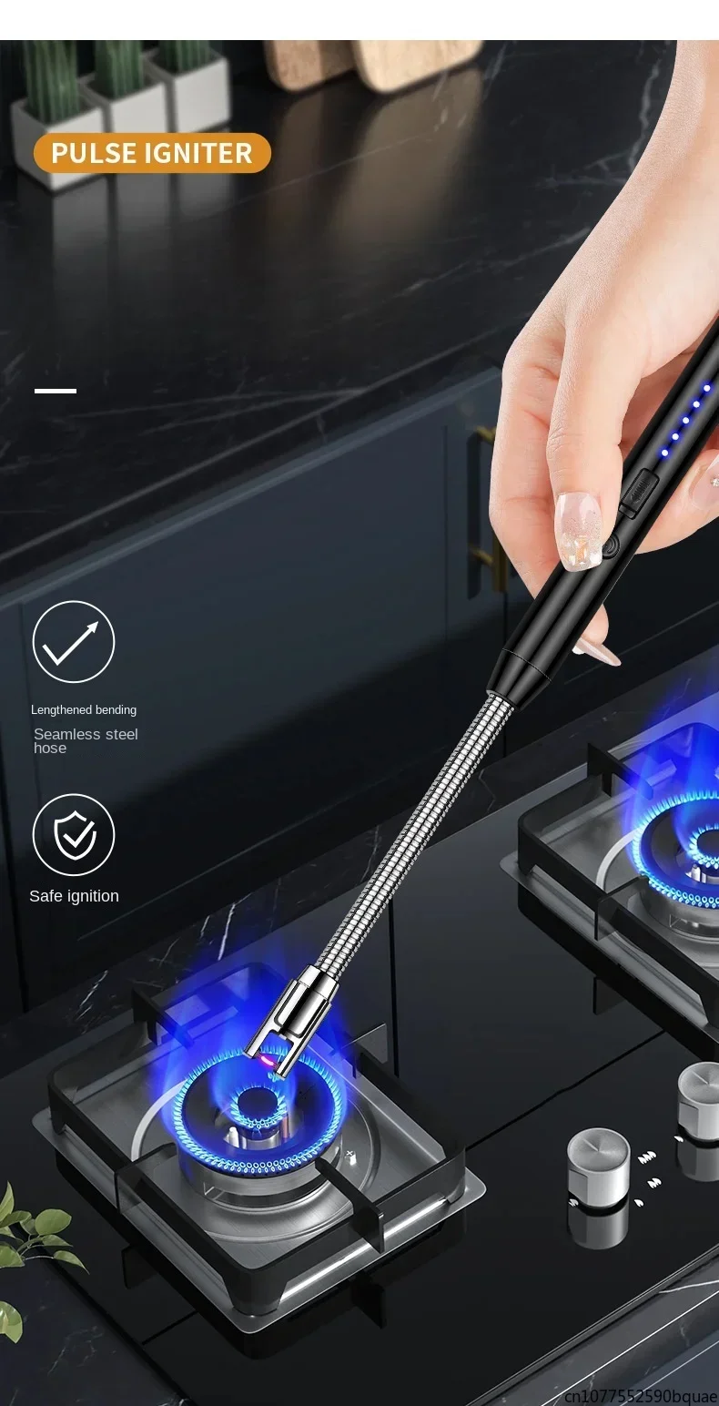 Kitchen Electric Arc Usb Rechargeable Flameless Arc Lighter Flexible And Windproof 11 Kitchen Electric Arc Usb Rechargeable Flameless Arc Lighter Flexible And Windproof
