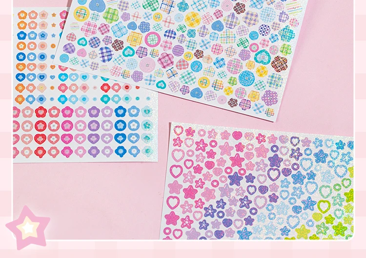Frosted Cartoon Handbuch Aufkleber Buch DIY Planer Dekoratives wasserdichtes Material Journal Koreanisches Briefpapier Schulbedarf – Detail 12