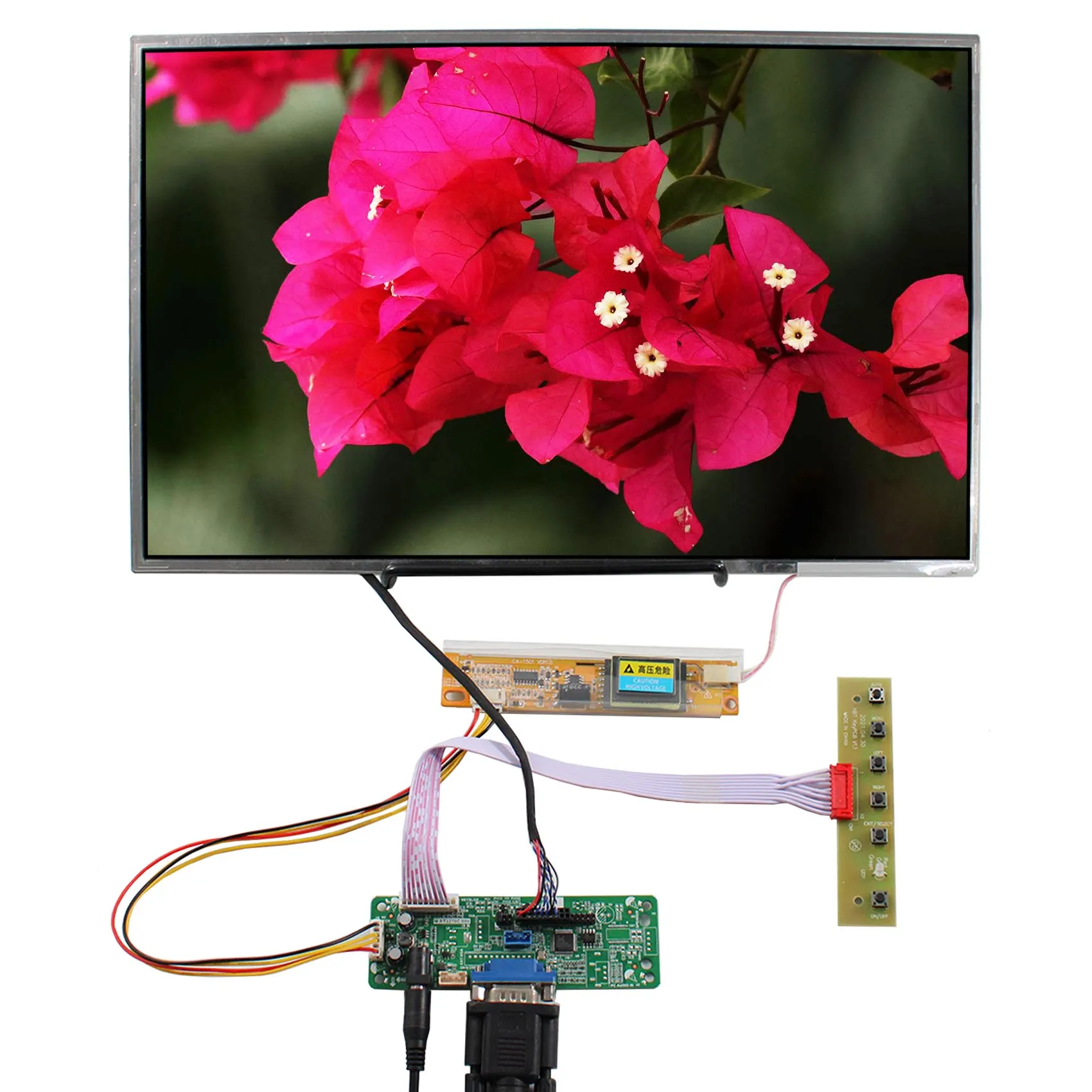 

15.4inch 1280x800 TFT-LCD Screen For Laptop Display ,DIY Monitor, with VGA LCD Controller Board