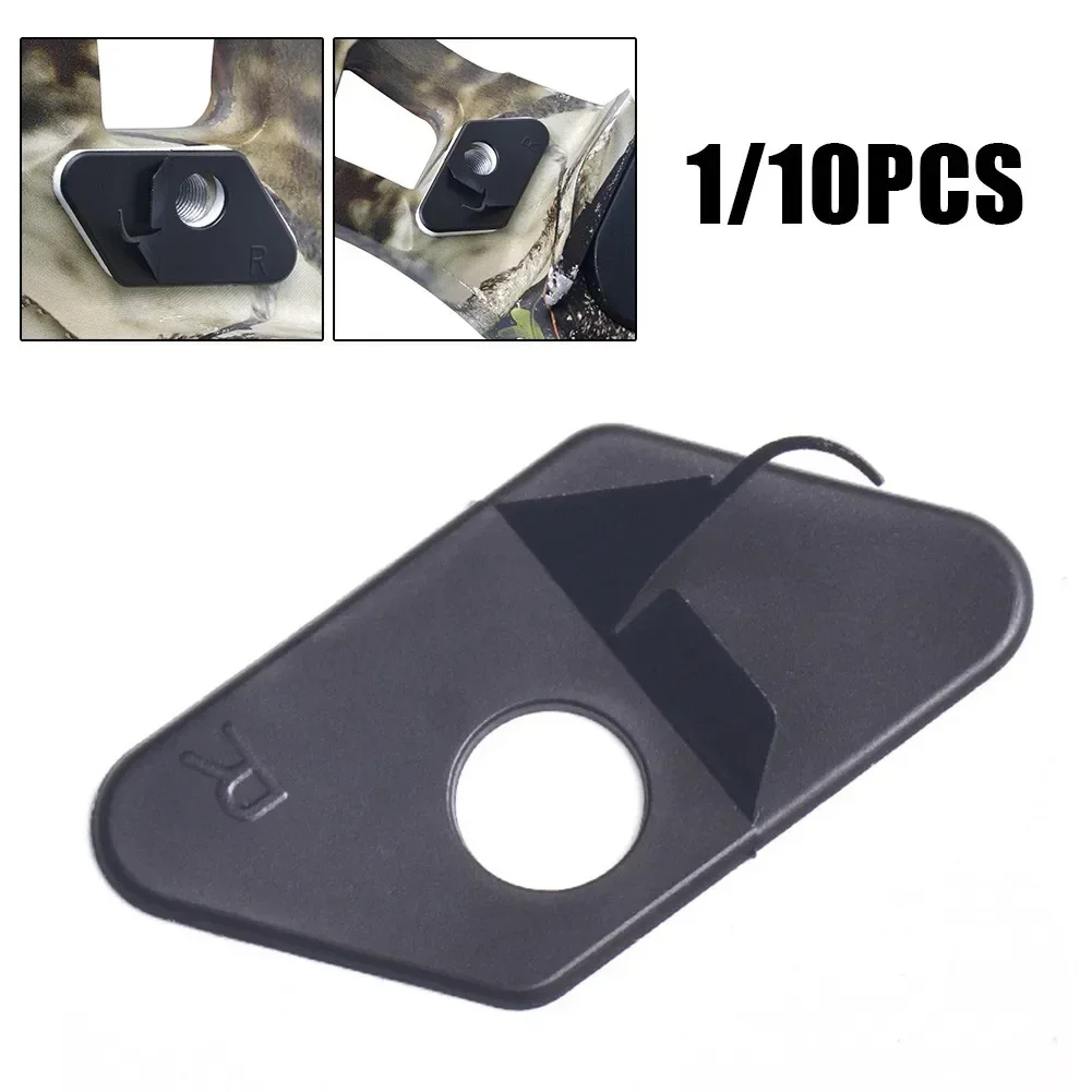 1/10 pièces repose-flèche arc classique main droite tir à l'arc flèche repos plastique chasse adhésif arc flèche repos accessoires  18