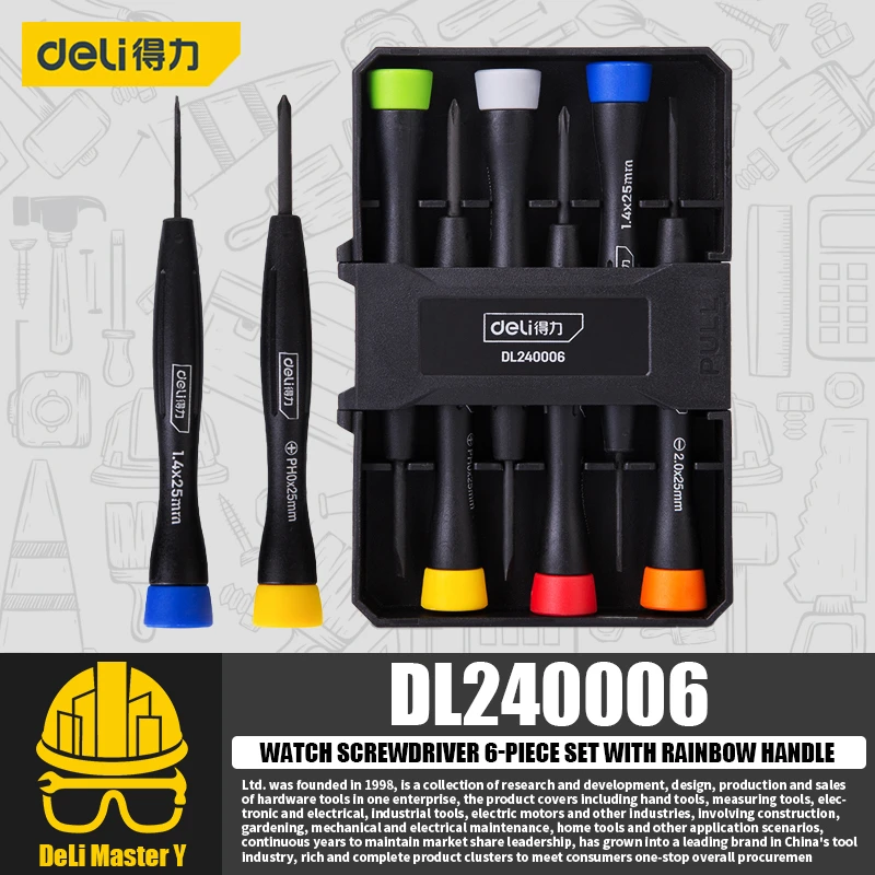 Deli Precision Repair Screwdriver Tool Set For Spectacle Watches
