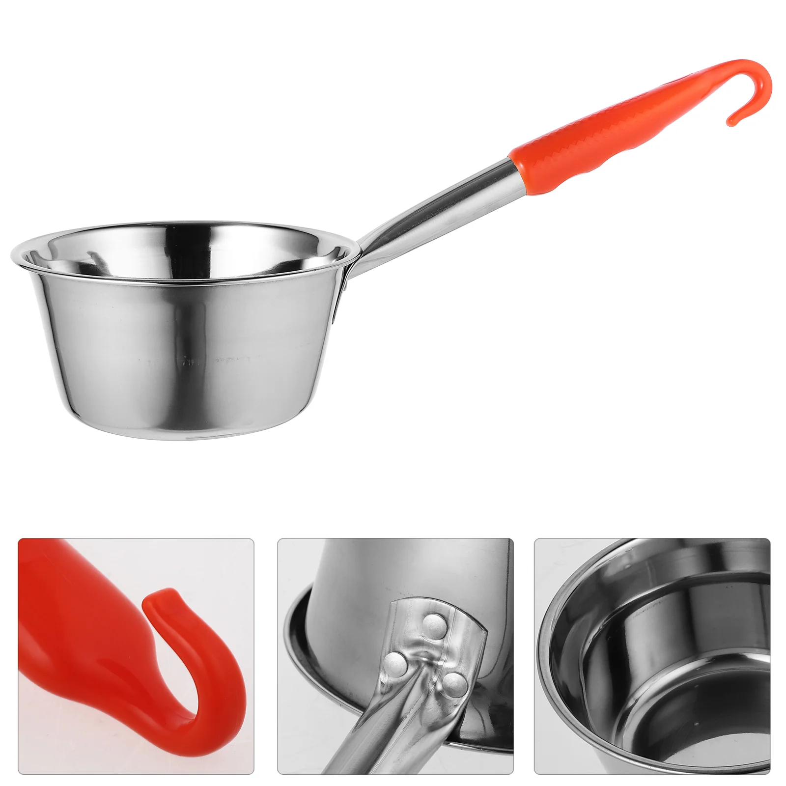 Water Ladle Outdoor Scoop for Dining Hall Large Kitchen Gadget Stainless Steel Camping