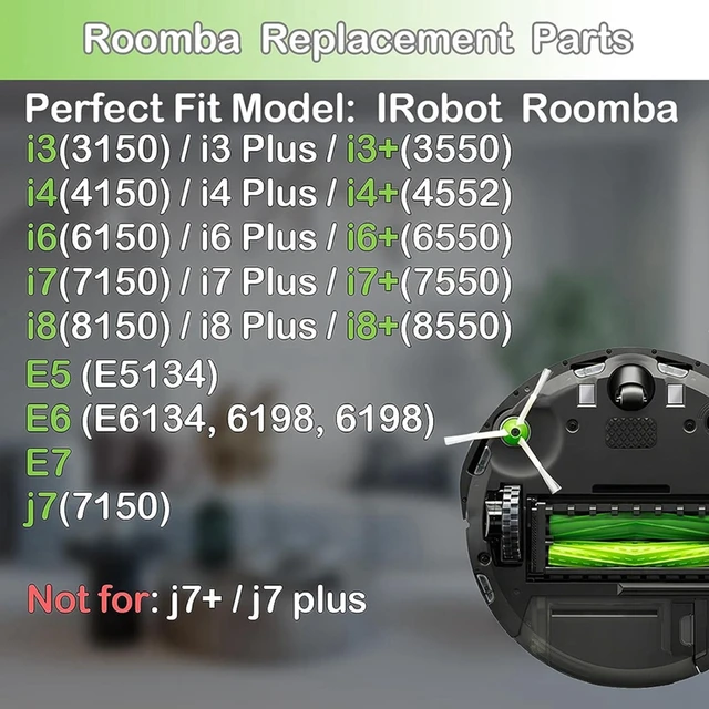 Replacement Parts For Irobot Roomba I7(7150) I7+(7550) I3(3150) I3+