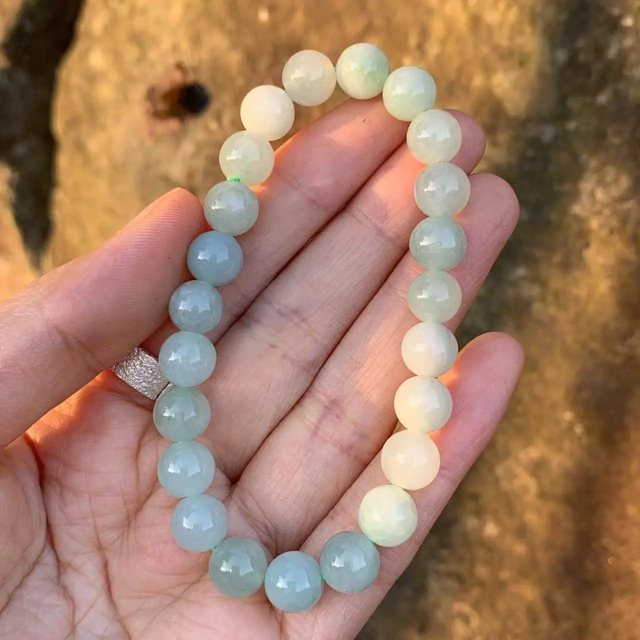 Natural Burma Jade Bracelet for women Myanmar Jadeite Green Real ACCESSORI GIFT BEAD DROPSHIP JEWELRI FASHION