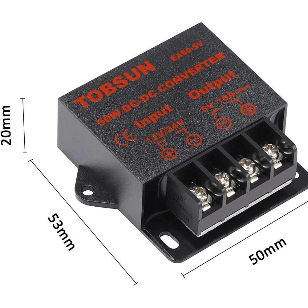 DC/DC converter 24V to 12V, 3A • DWE