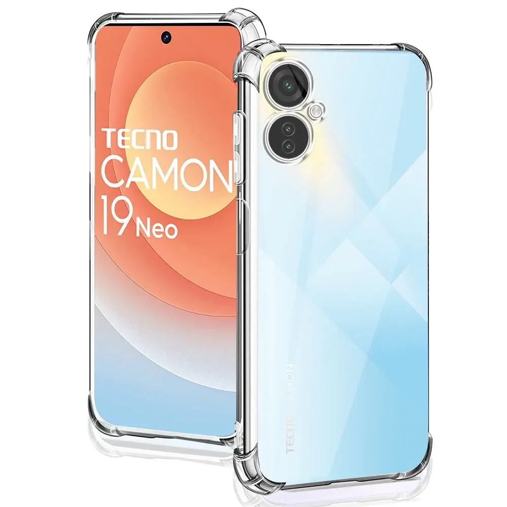 Silicone Soft Shockproof Clear Phone Case Cover