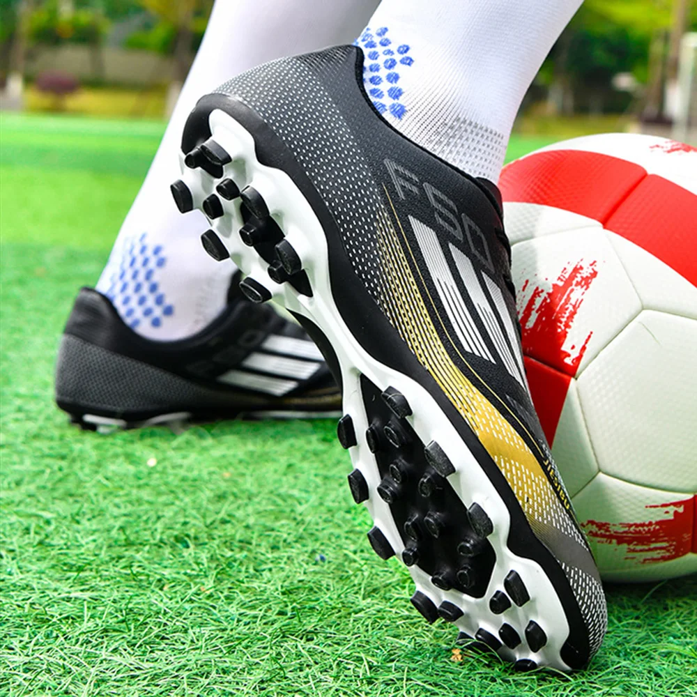 Multi-Color Non-Slip Soccer Shoes with TPU Round Studs for Indoor & Outdoor Training