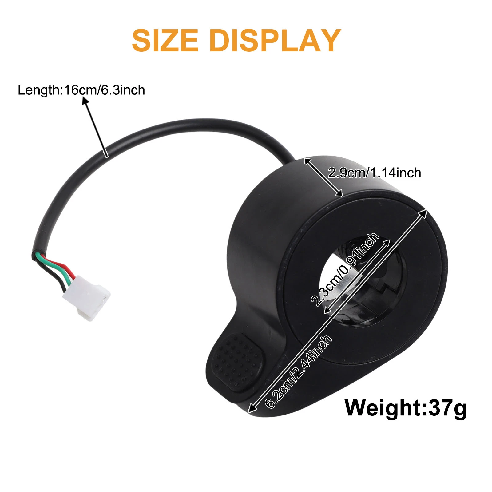 Electric Scooter Thumb Throttle Accelerator Speed Control
