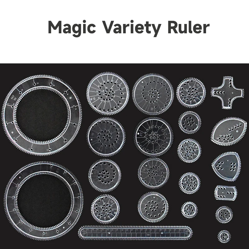 Multifunction Interlocking Gears Wheels Spirograph Drawing Toy Child Creative Drawing Toys cultivate Kids Practical Ability Toys 2