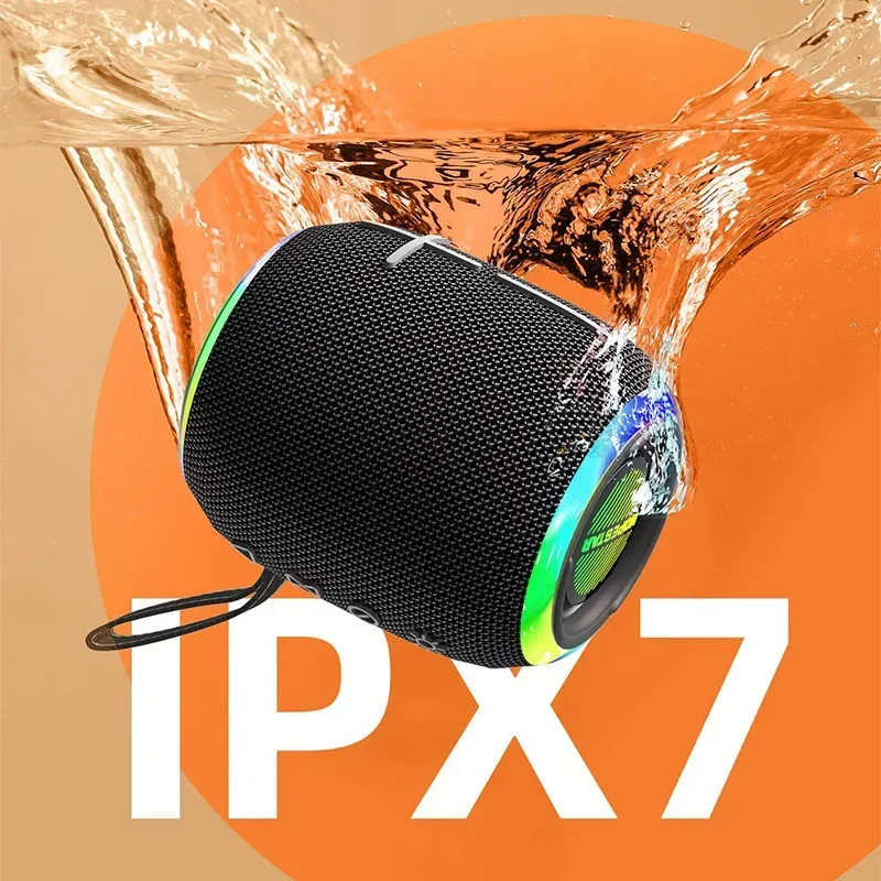 

P35MINI Portable Waterproof Bluetooth Speaker TWSRBG Diaphragm Light 10W Soundbar Mini Speaker
