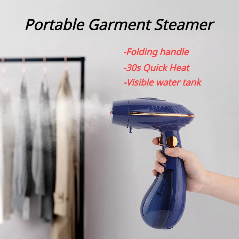 의류용 접이식 전기 다리미, 휴대용 스팀 다리미, 소형 다리미, 여행용 스팀 다리미, 1500W 