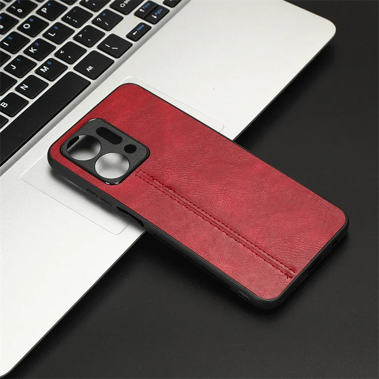 Custodia In Pelle PU Con Portafoglio E Supporto Per Honor X7a, Antiurto Flip Cover Rossa – Slot Per Schede E Banconote - 4