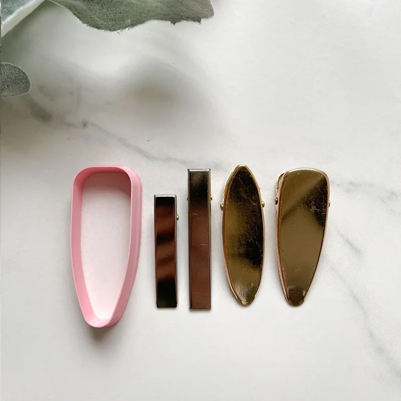 Description Picture 6 of itemSoft Pottery INS Hair Clip Polymer Clay Molds Handmade Soft Pottery Polymer Clay Cutters DIY Earring Jewelry Pendant Clay Tools