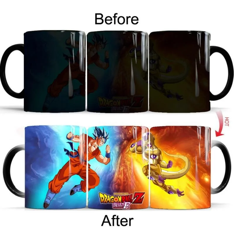 ドラゴンボール　ドラゴンボールZ（悟空）　マグカップ ドラゴンボール悟空コーヒーマグクリエイティブ漫画アニメ感熱