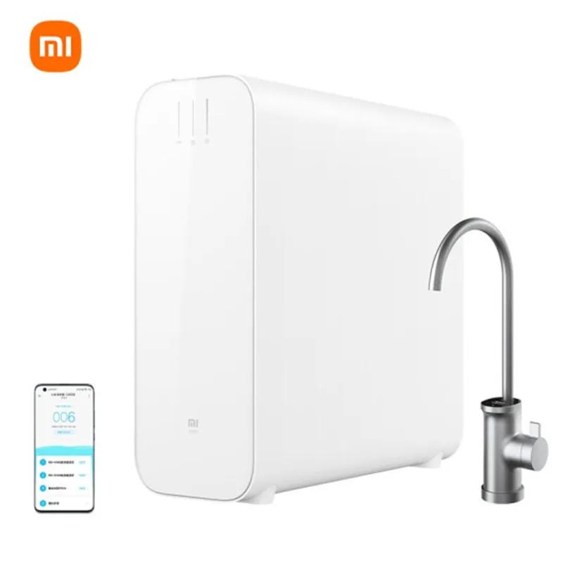 

Xiaomi Water Purifier 1000G 2.65L/Min RO Reverse Osmosis Filter OLED Display Faucets Home Kitchen Direct Drinking