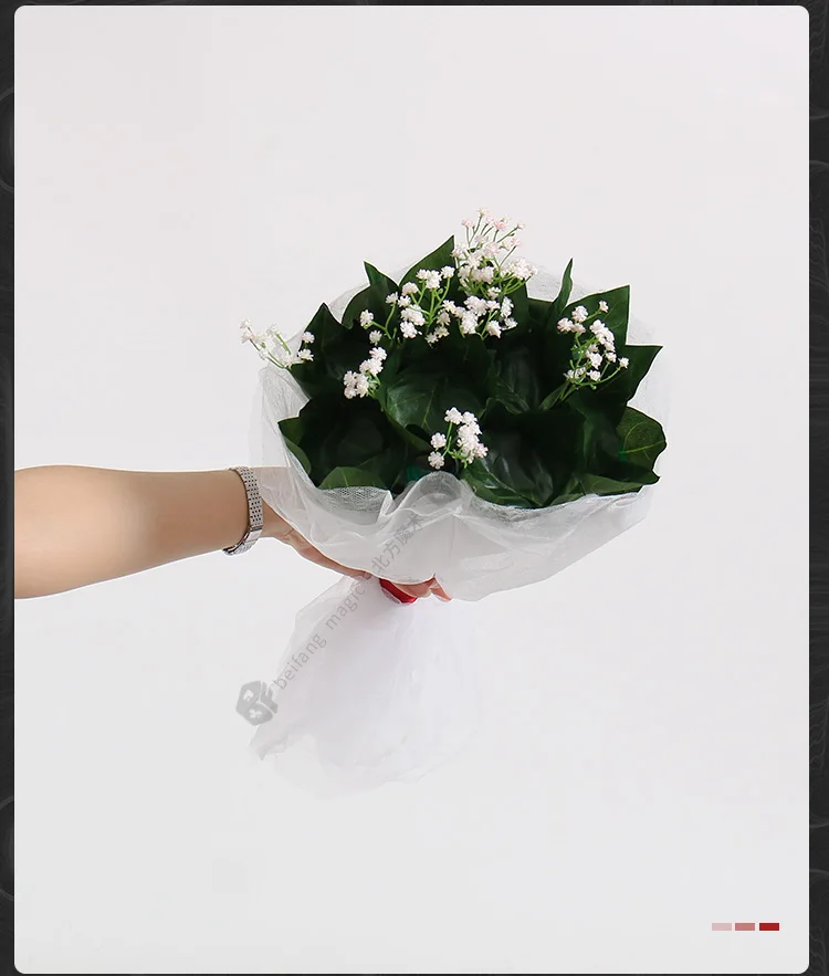 The Bouquet (Red) by Bond Lee & MS Magic,9 Flowers - Magic Trick,gimmicks,close Up Magic,Stage Magia Porps,Toys Classic Magie