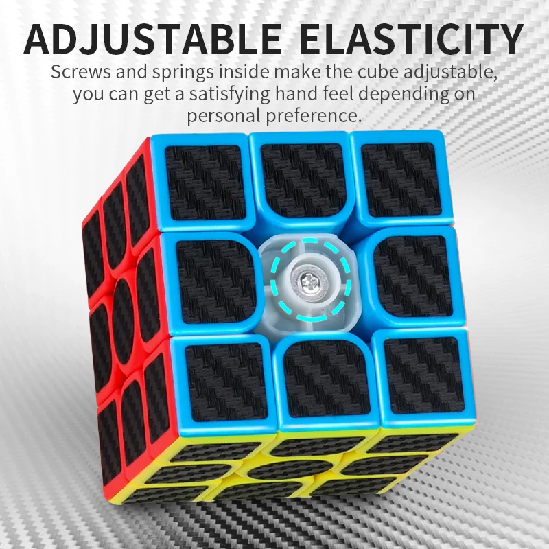 Speed Cube MOYU Meilong Magic Cube carbon fibre 2X2-5X5 Professional 3x3x3 Puzzle Children's Toy