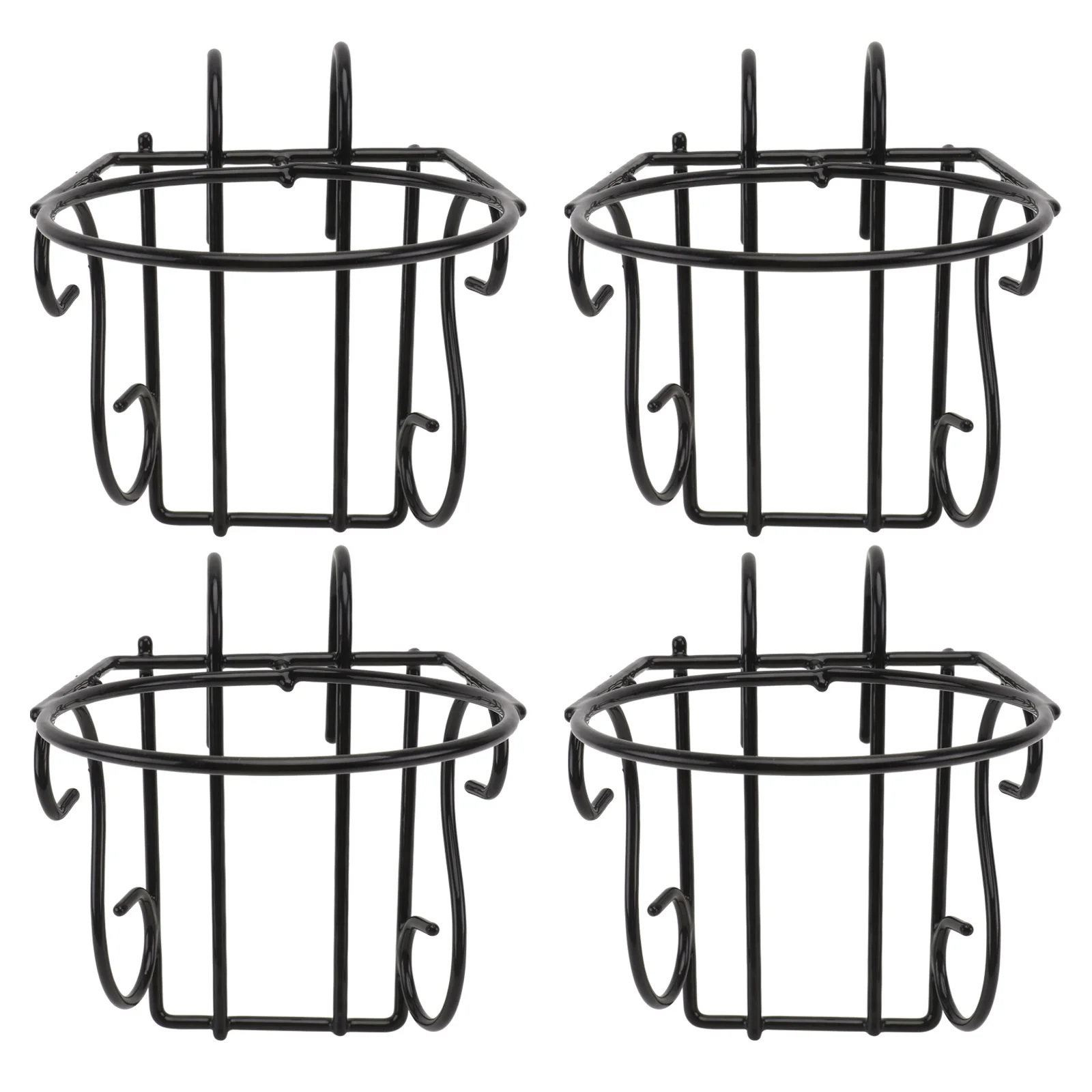 

4PCS Flower Pot Hanging Rack Railing Hanging Flower Pot Stand Orchid Pot Rack