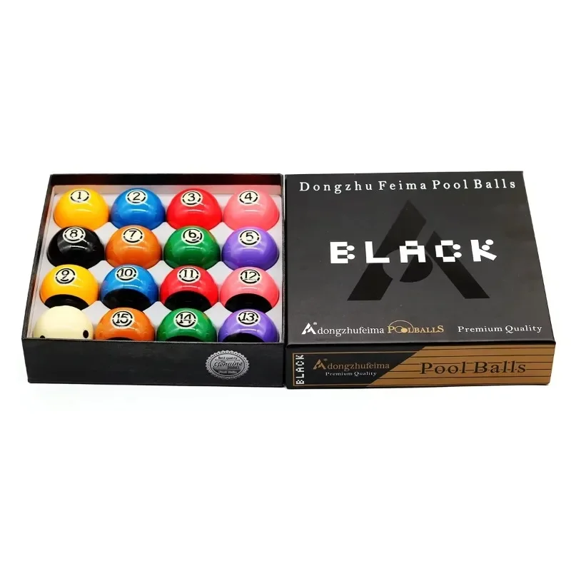 Professional 57mm Billiard Balls Set 16-Color Phenolic Resin Tournament-Grade for Club & Home Training