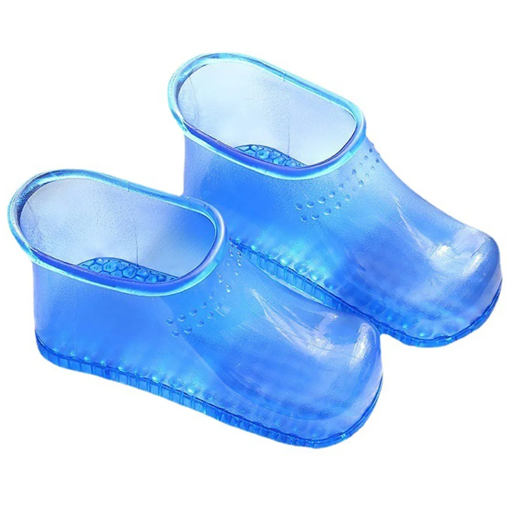 Foot Bath Shoes Bucket Soaking Spa Boots Basin Soak Washing Boot Tub Pedicure Toe Feet Portable Bathtub PVC Foot Soaking Boots