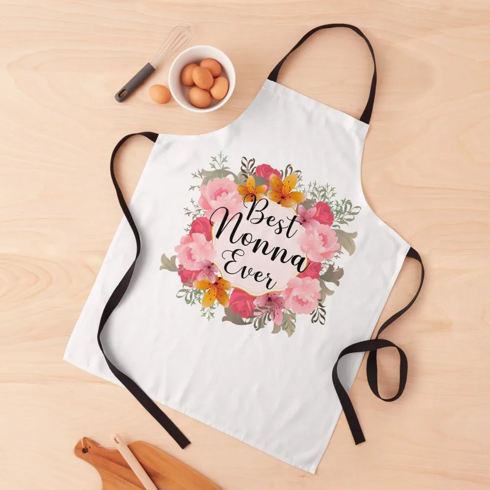 

Best Nonna Ever - Funny Grandma Mother's Day Apron Kitchen For Home Accessories Apron
